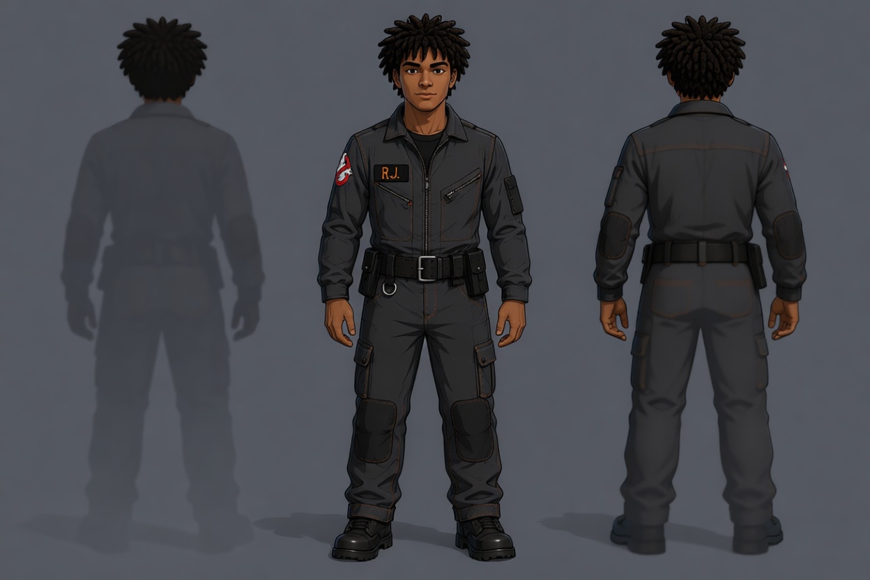 R.J. Ghostbusters Figurine free 3D printable STL