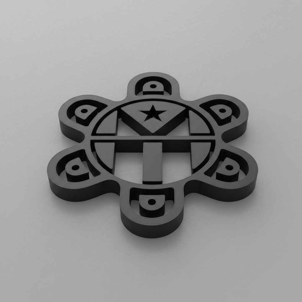 VAPORPG Logo Emblem - Free 3D Printable STL File