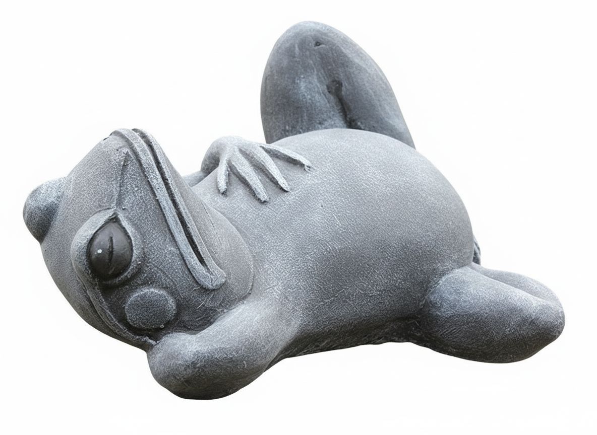 Relaxed Frog Figurine free 3D printable STL