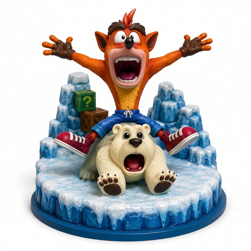 Crash Bandicoot Figurine free 3D printable STL