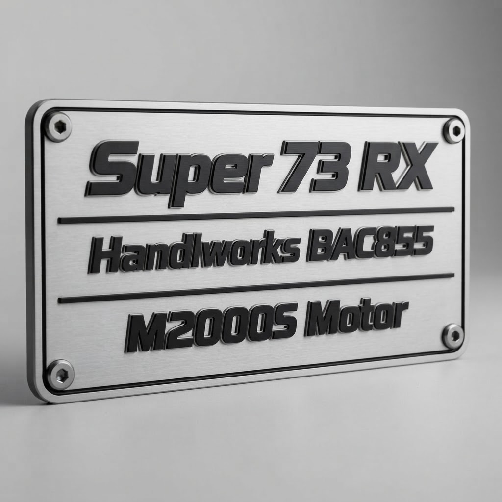 Super73 RX Motor Plate free 3D printable STL