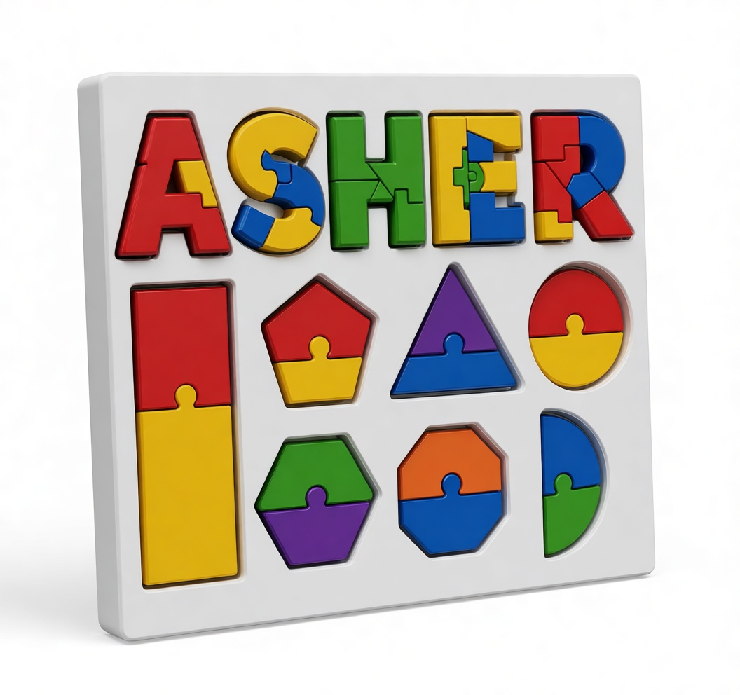 Asher Puzzle Board free 3D printable STL