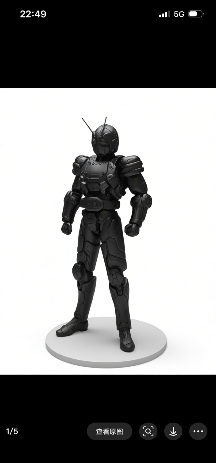 Kamen Rider Black Figurine free 3D printable STL