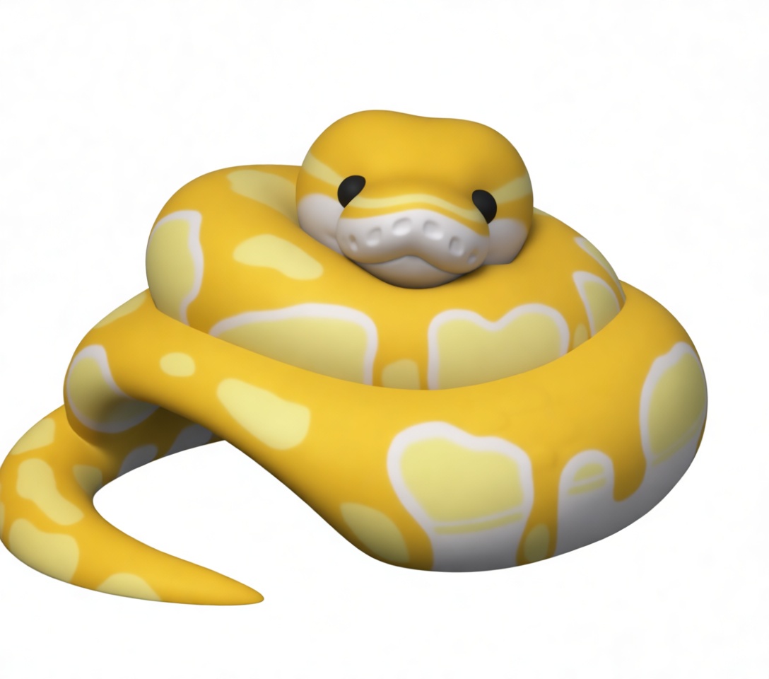 Ball Python Figurine free 3D printable STL