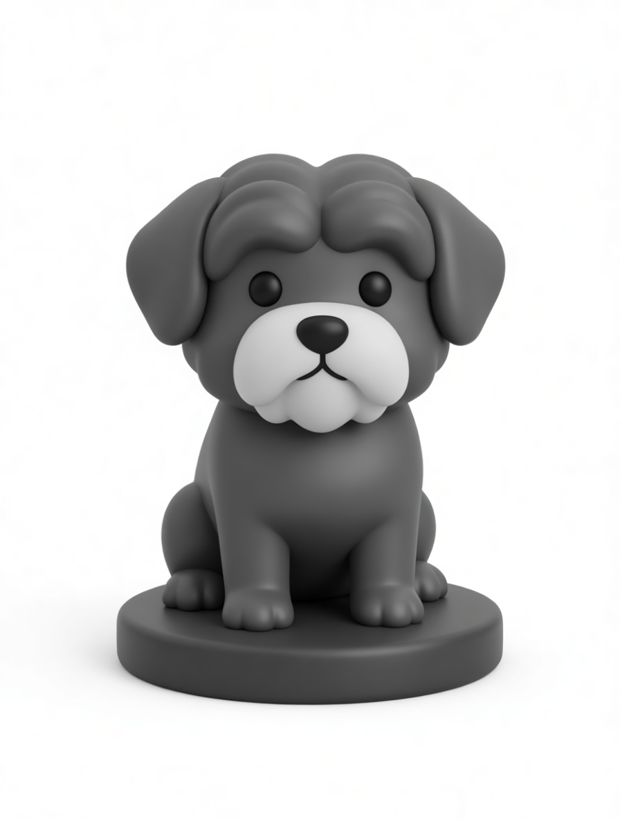 Bernese Mountain Dog Figurine free 3D printable STL