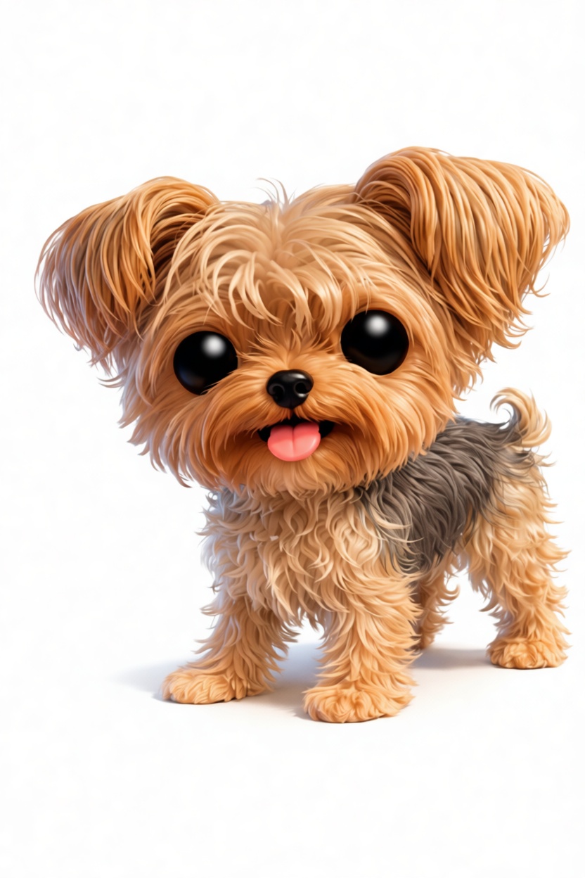 Yorkshire Terrier Figurine - Free 3D Printable STL File