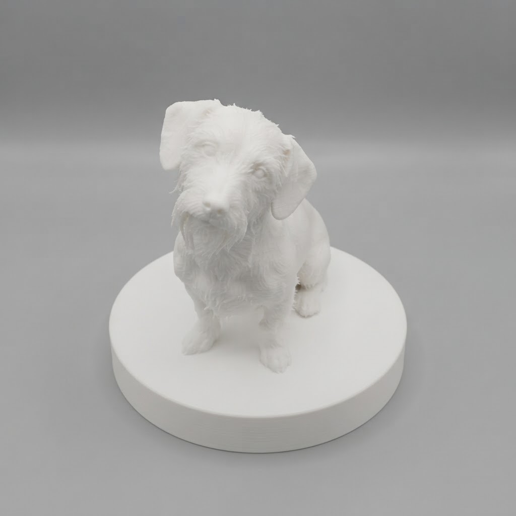 Wirehaired Dachshund Figurine free 3D printable STL