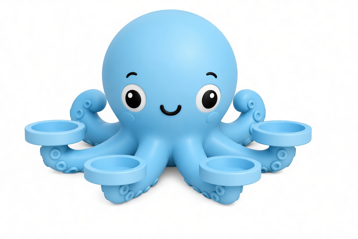 Octopus Candle Holder free 3D printable STL