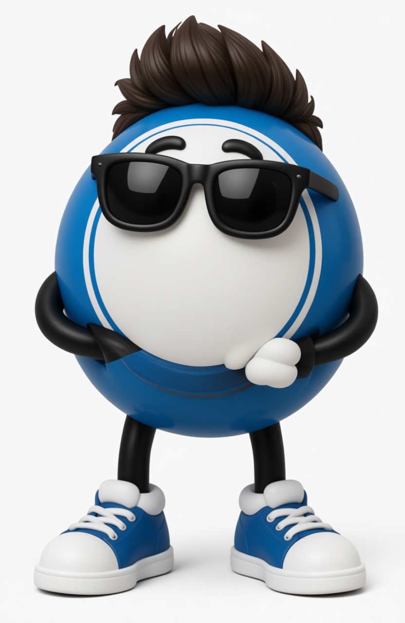 Blue M&M Figurine free 3D printable STL