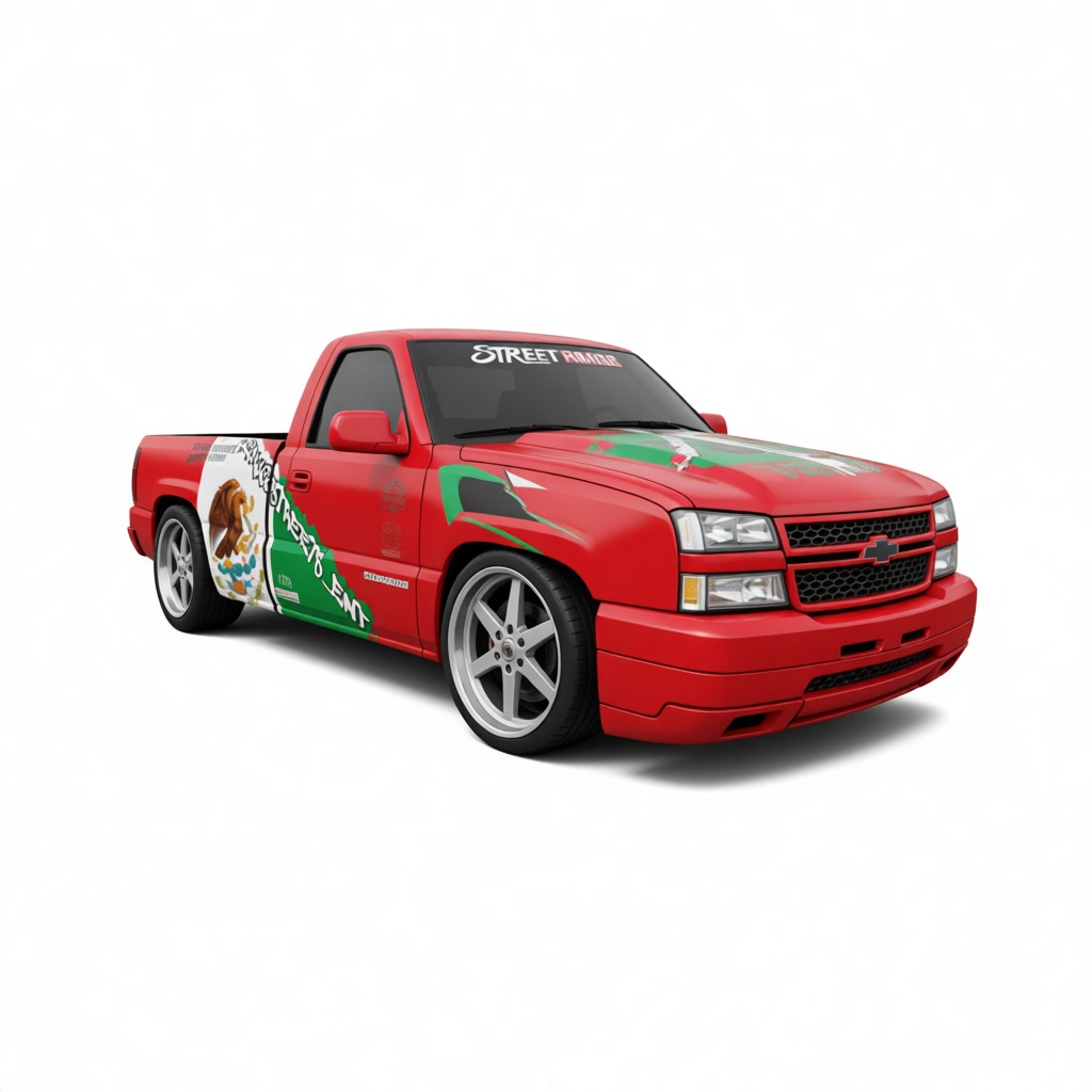 Chevrolet Silverado Pickup free 3D printable STL