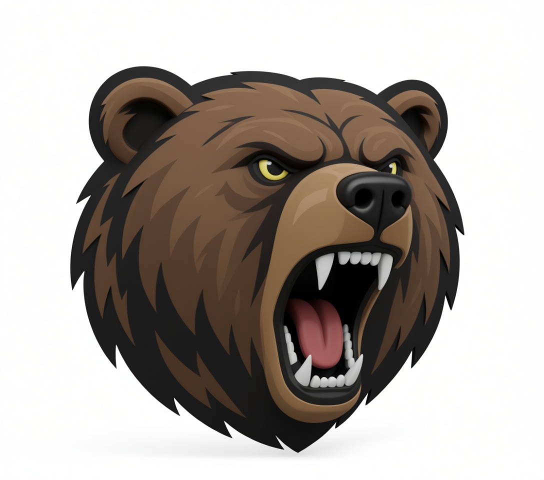 Grizzly Bear Head Sculpture free 3D printable STL