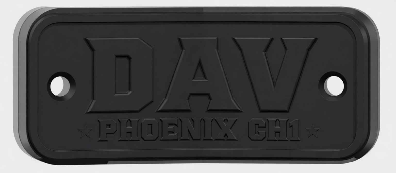 DAV Phoenix CH1 Tag free 3D printable STL