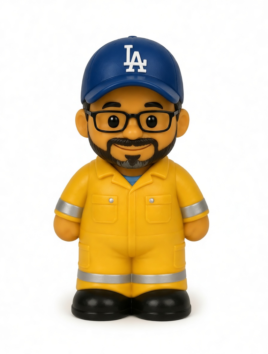 Man in Yellow Coveralls Figurine free 3D printable STL
