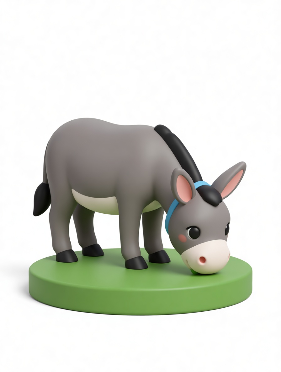 Donkey Figurine free 3D printable STL