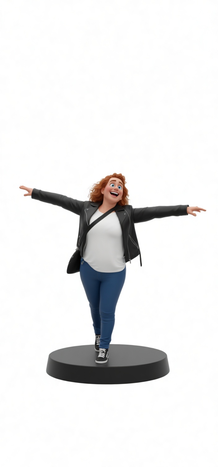 Joyful Woman Figurine free 3D printable STL