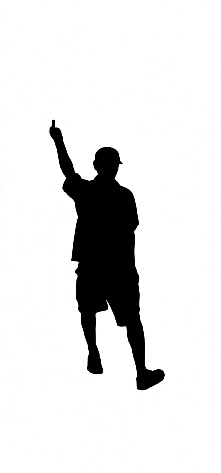 Casual Man Silhouette free 3D printable STL