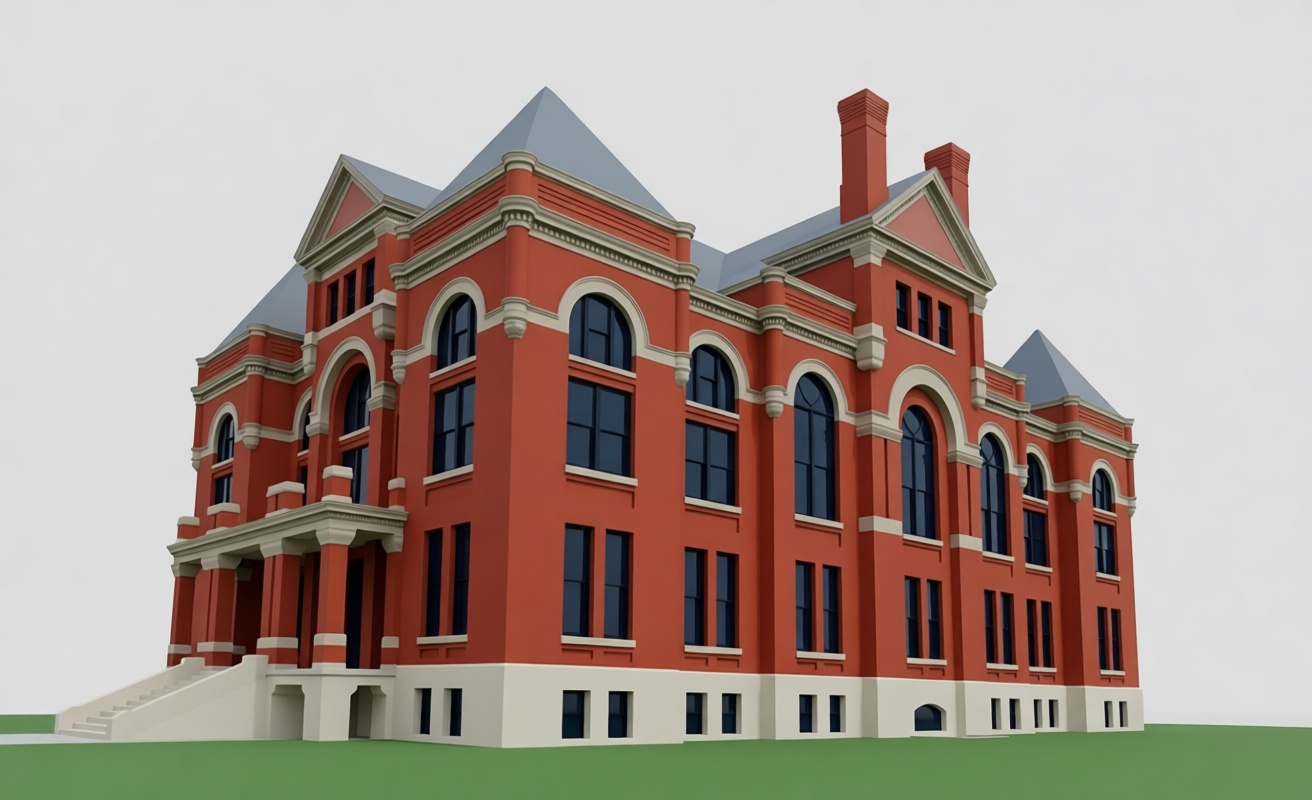 Victorian Mansion Model free 3D printable STL