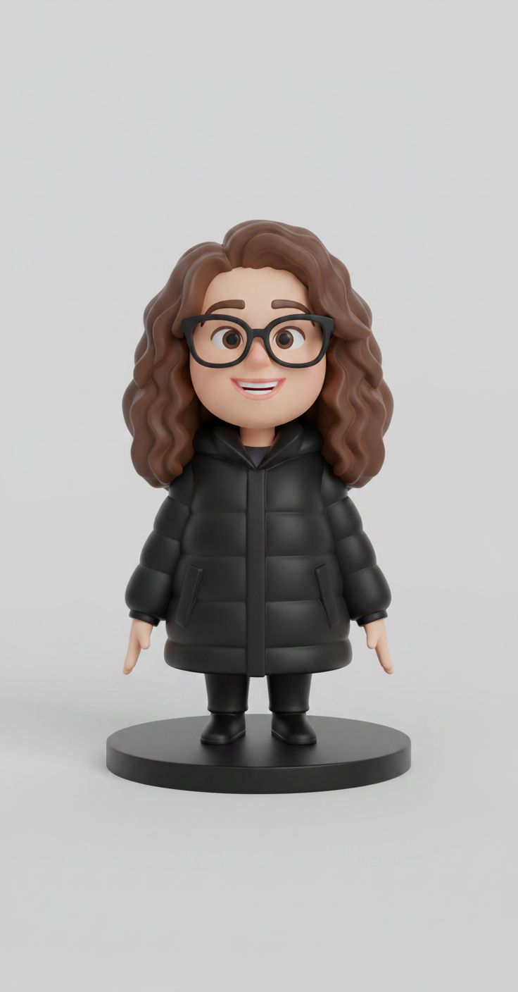 Curly Hair Woman Figurine free 3D printable STL