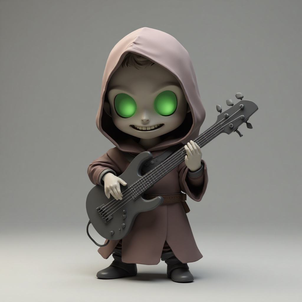 Chibi Medieval Monk Figurine free 3D printable STL