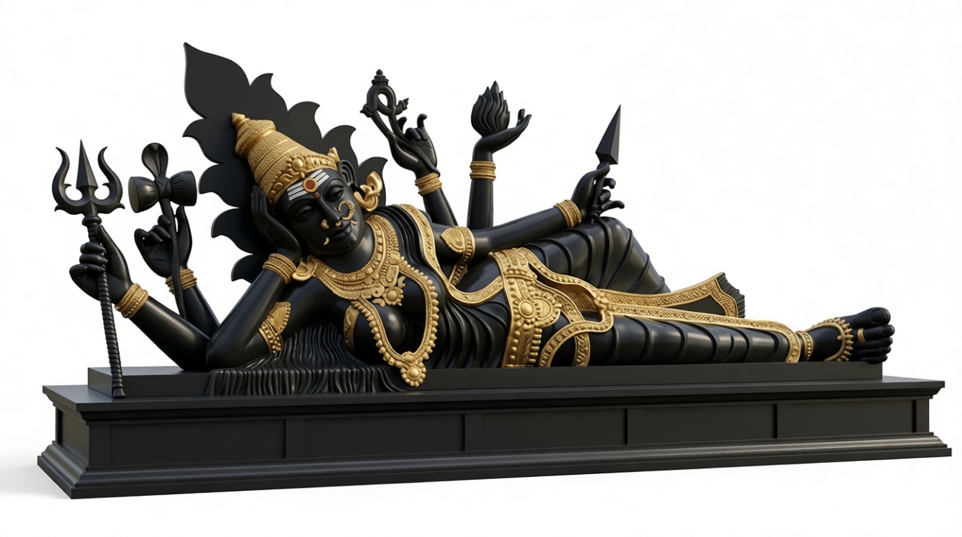 Vishnu Reclining Statue free 3D printable STL
