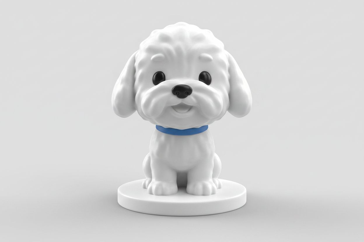 Cute Puppy Figurine free 3D printable STL