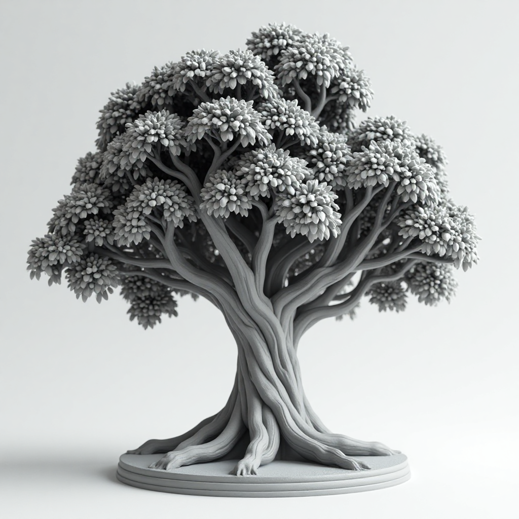 Chestnut Tree Sculpture free 3D printable STL