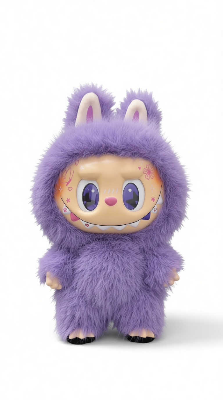 Purple Bunny Plush Figurine free 3D printable STL