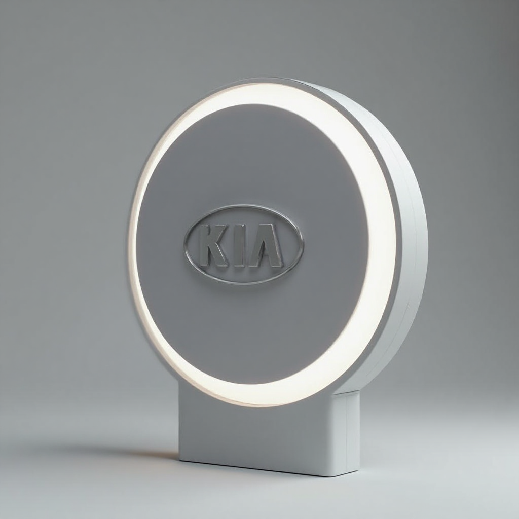 Kia Logo Light Box free 3D printable STL