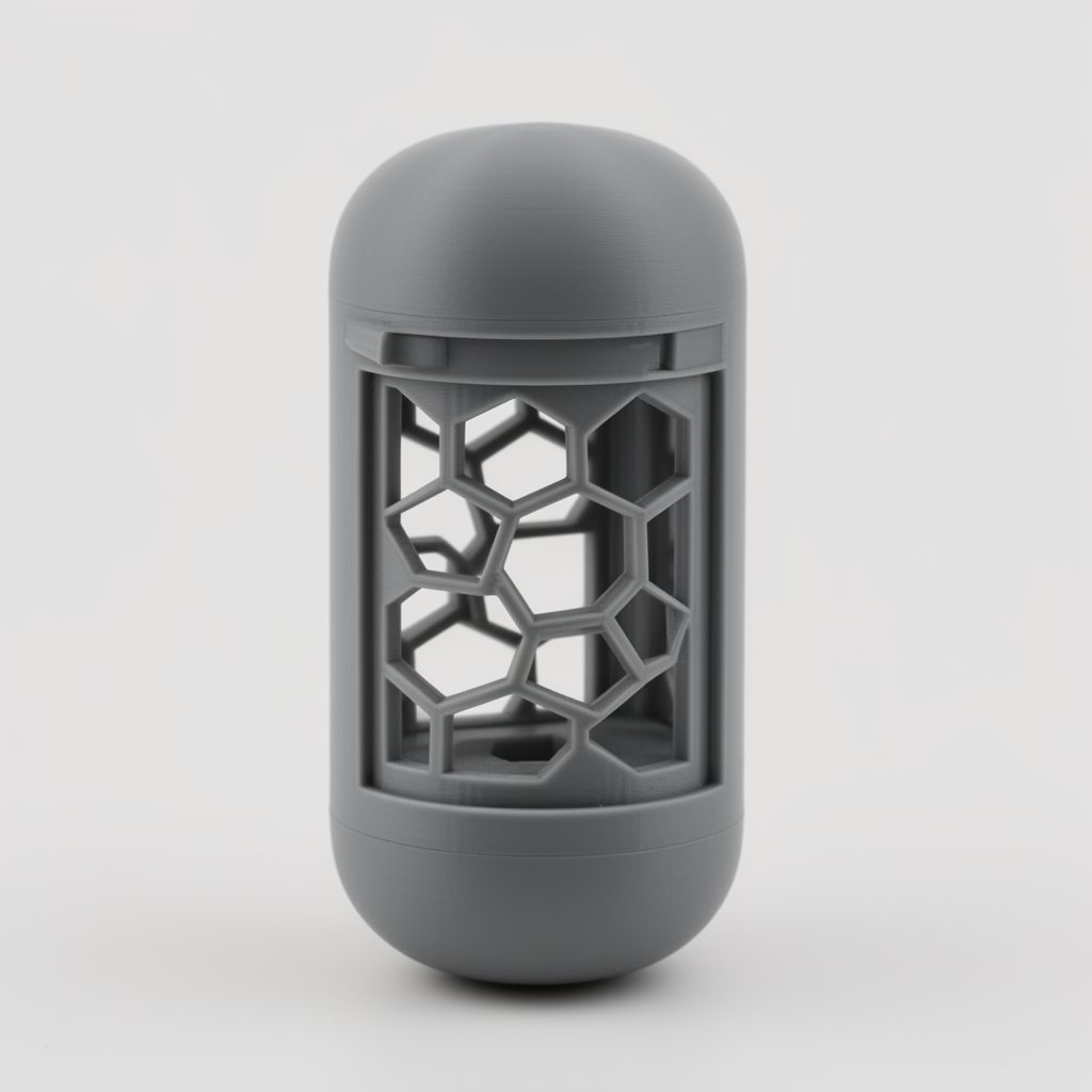Cylindric Pill Container free 3D printable STL