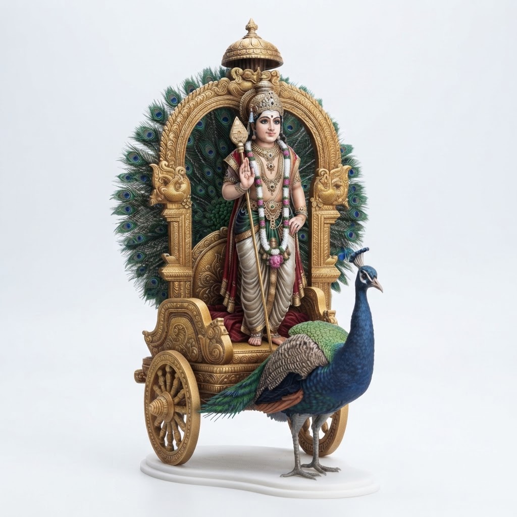 Krishna Chariot Figurine free 3D printable STL