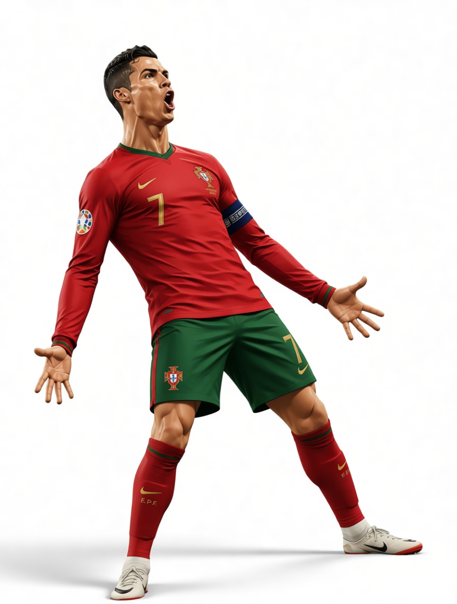 Cristiano Ronaldo Figurine free 3D printable STL
