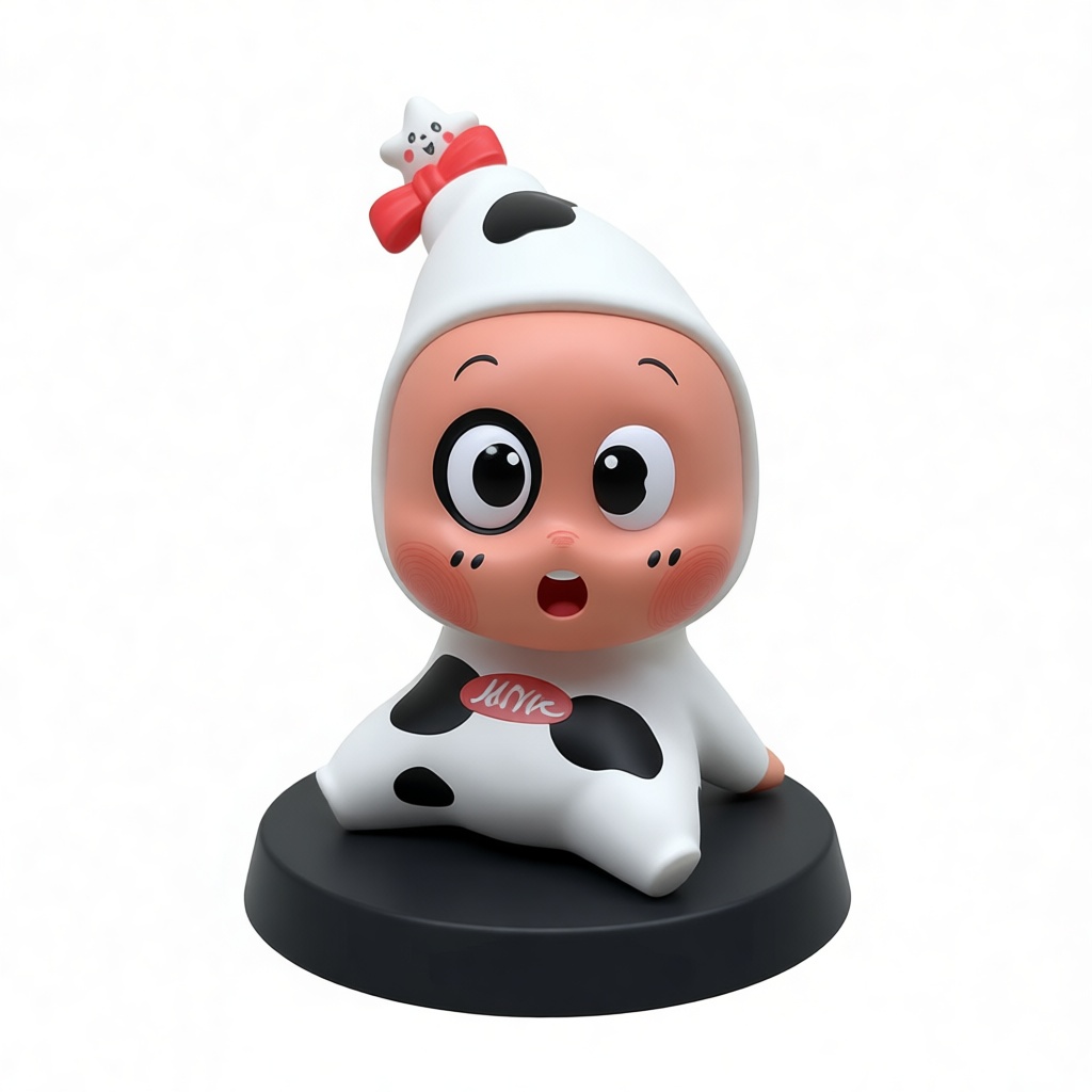 Cow Baby Figurine free 3D printable STL