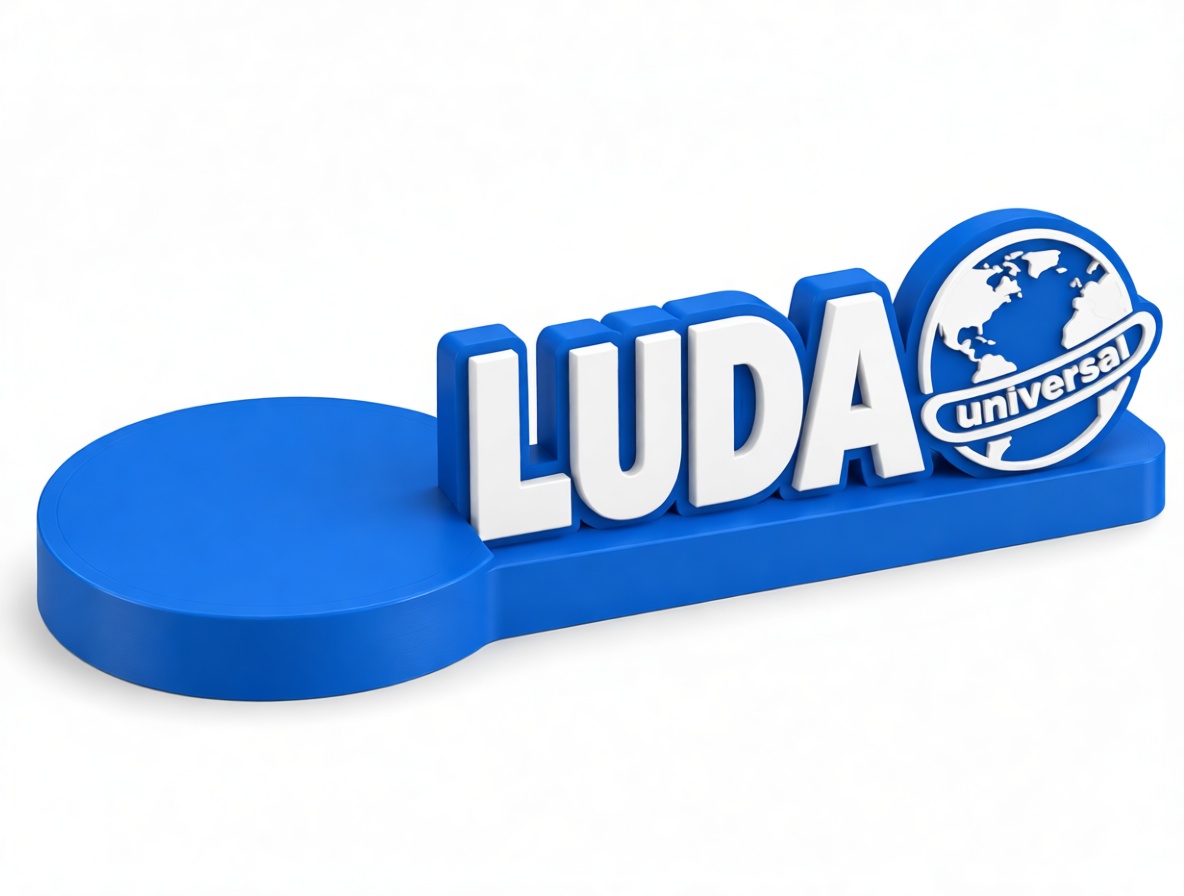 Luda Universal Logo Stand free 3D printable STL