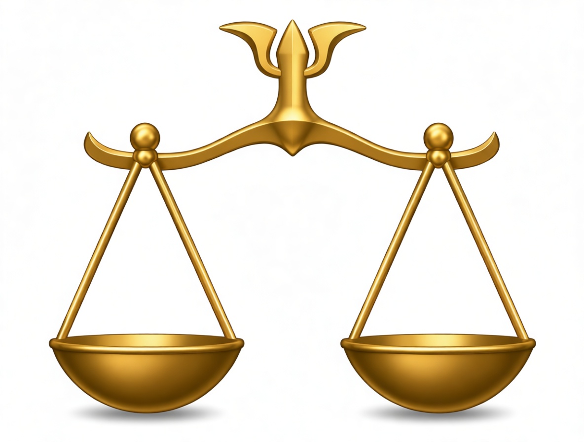 Golden Balance Scale Model free 3D printable STL