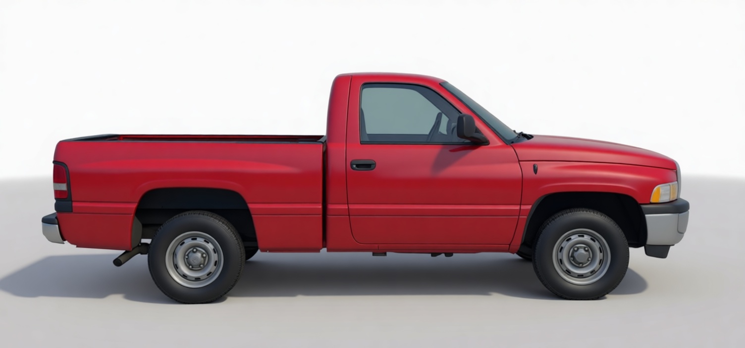 Dodge Ram 1500 Pickup Model free 3D printable STL