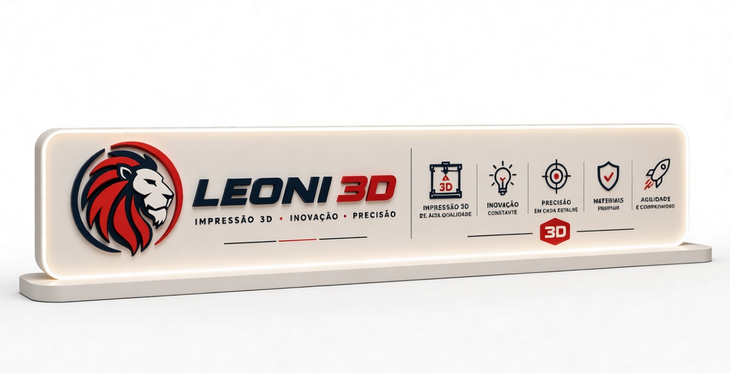 Leoni 3D Logo Sign free 3D printable STL