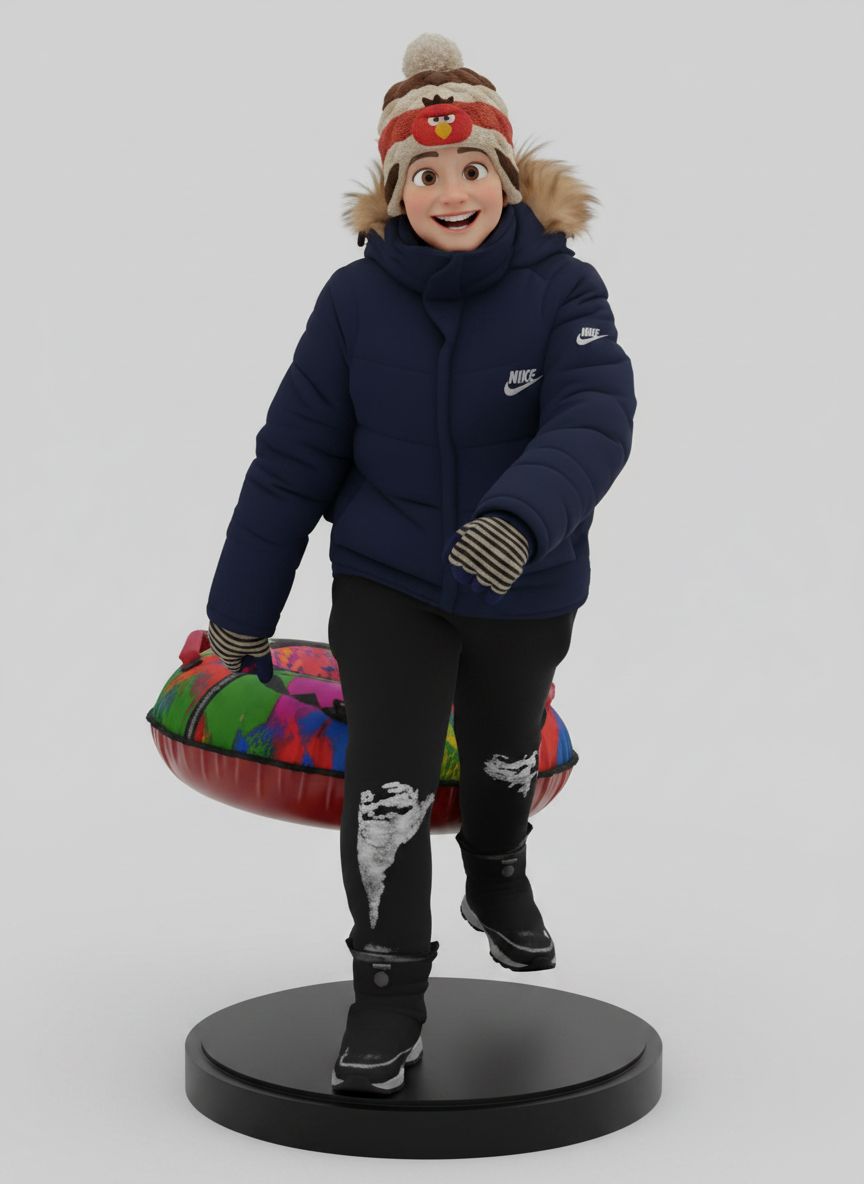 Winter Child Figurine free 3D printable STL