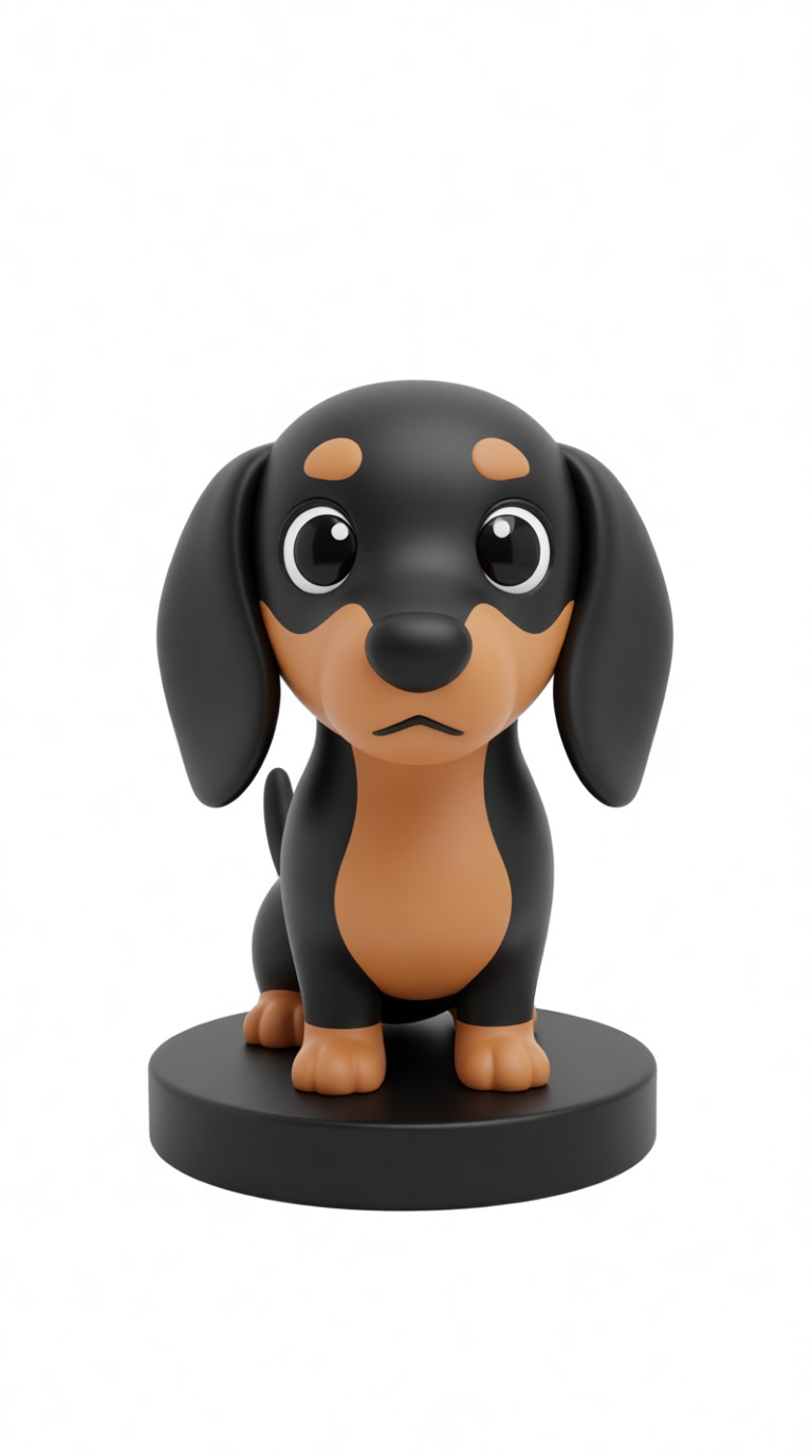 Dachshund Dog Figurine free 3D printable STL