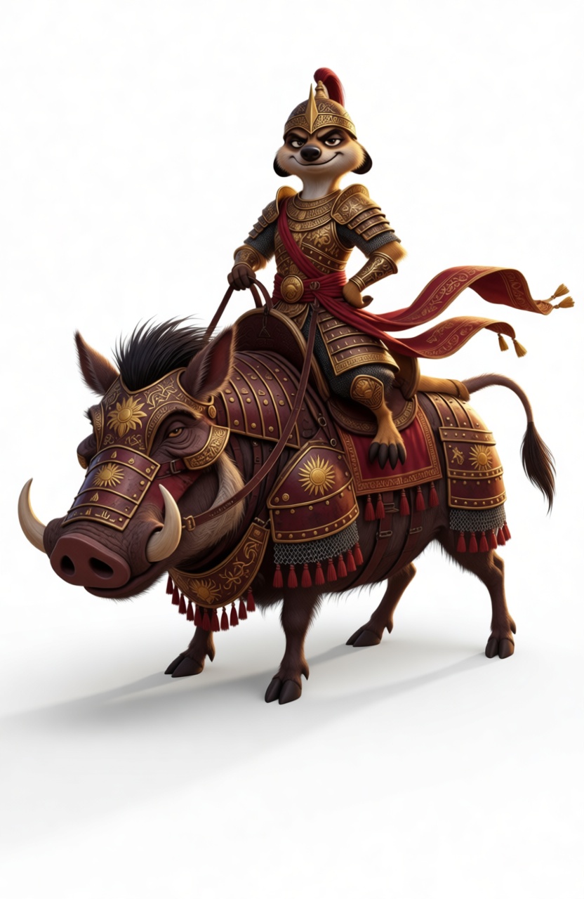 Meerkat Warlord Figurine free 3D printable STL