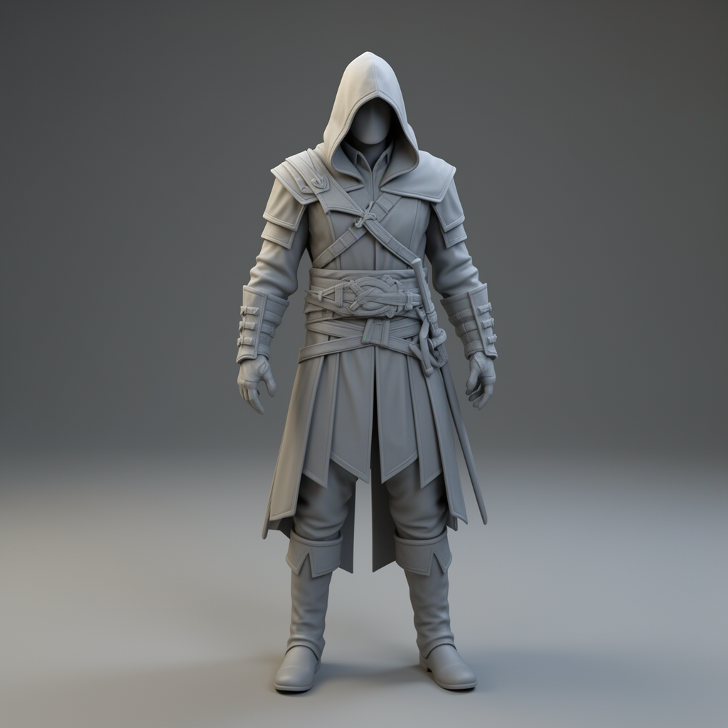 Assassin's Creed Figurine free 3D printable STL