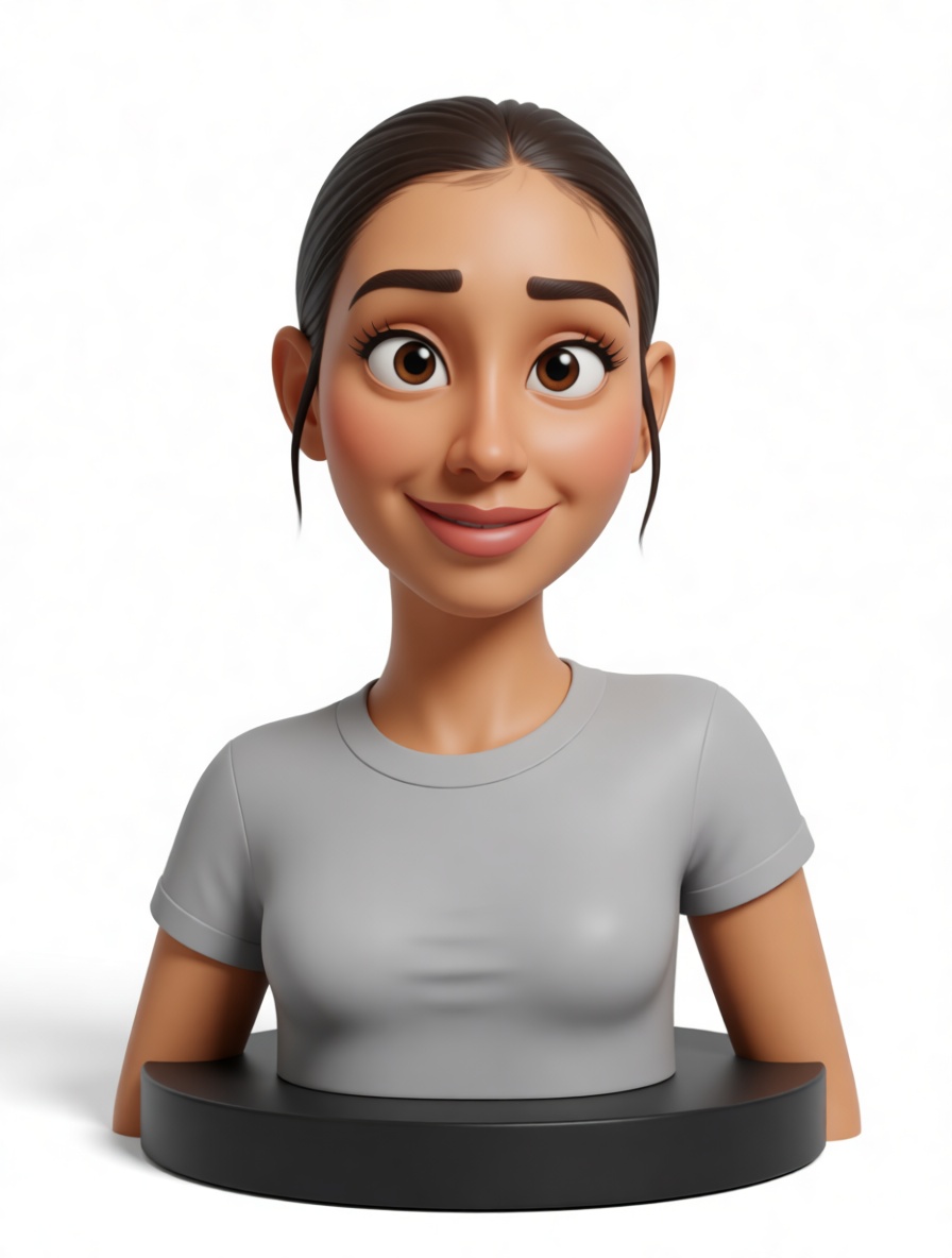 Smiling Woman Bust - Free 3D Printable STL File