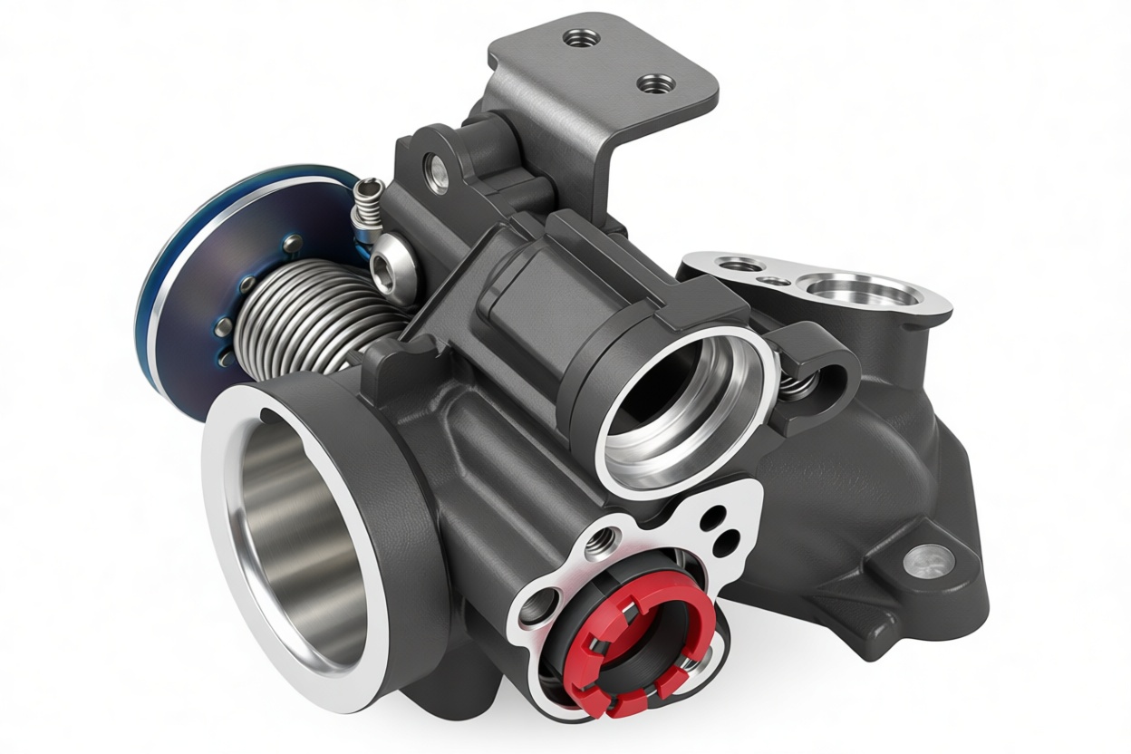 Turbocharger Assembly Model free 3D printable STL