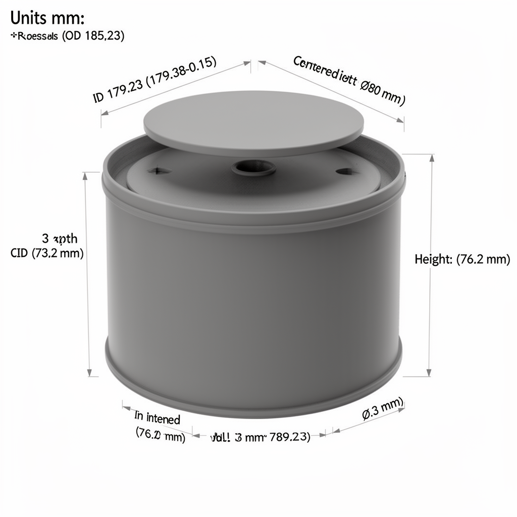 7 Inch Recessed Light Shroud free 3D printable STL