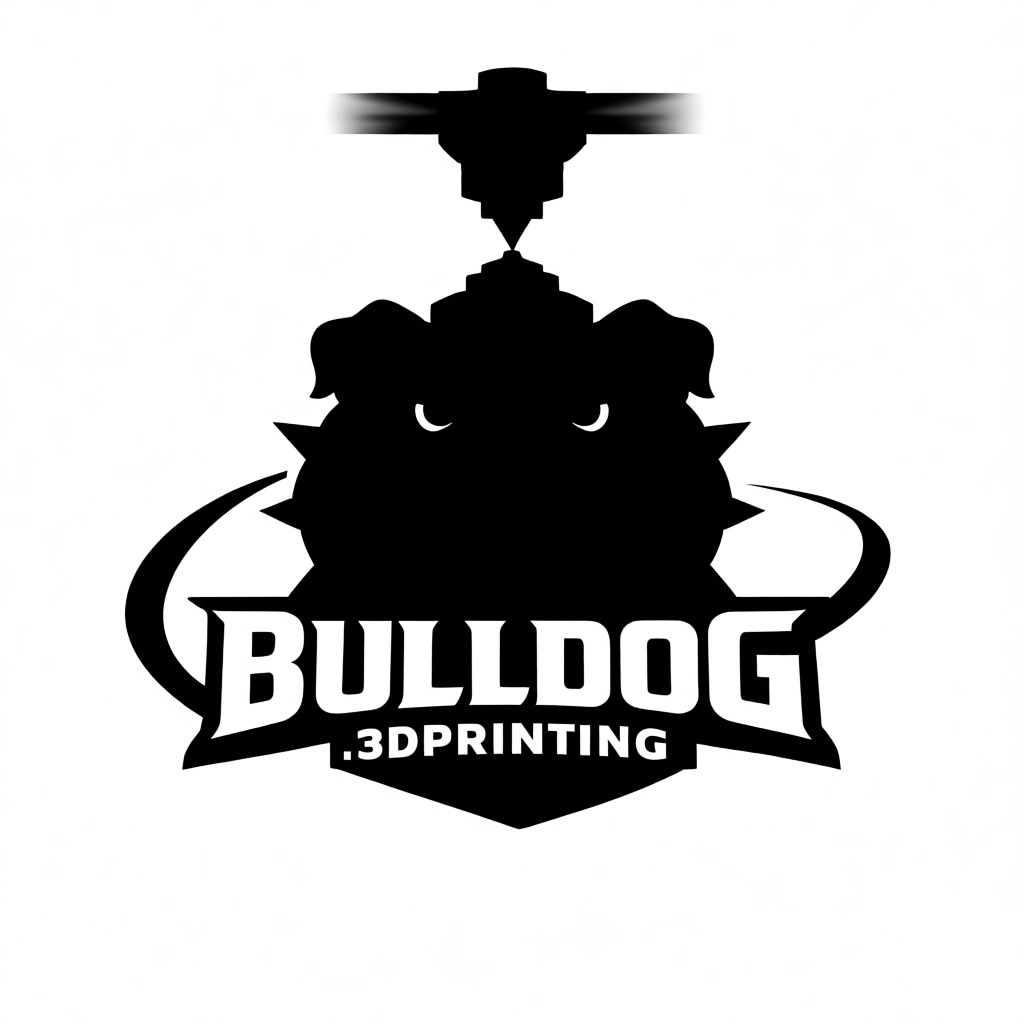 Bulldog 3D Printing Logo free 3D printable STL