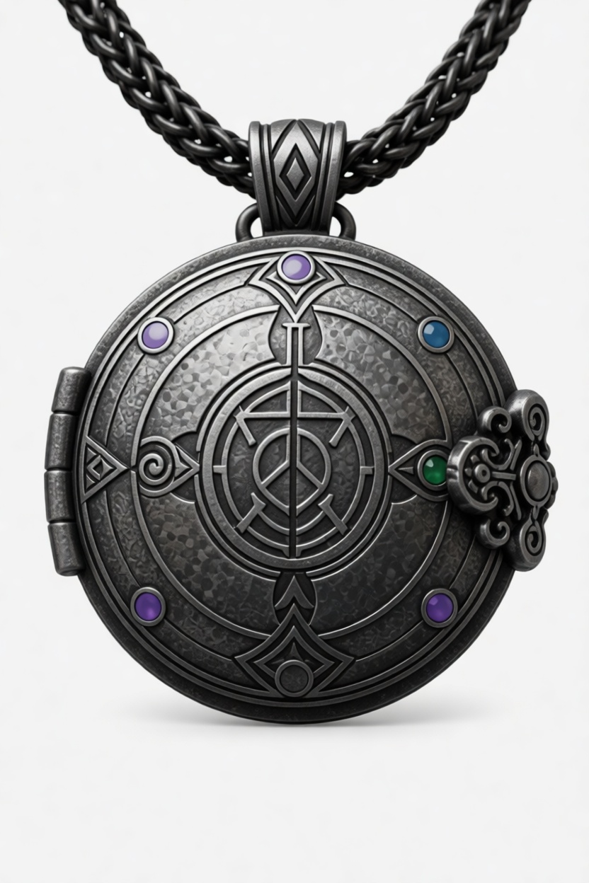 Arcane Compass Locket free 3D printable STL