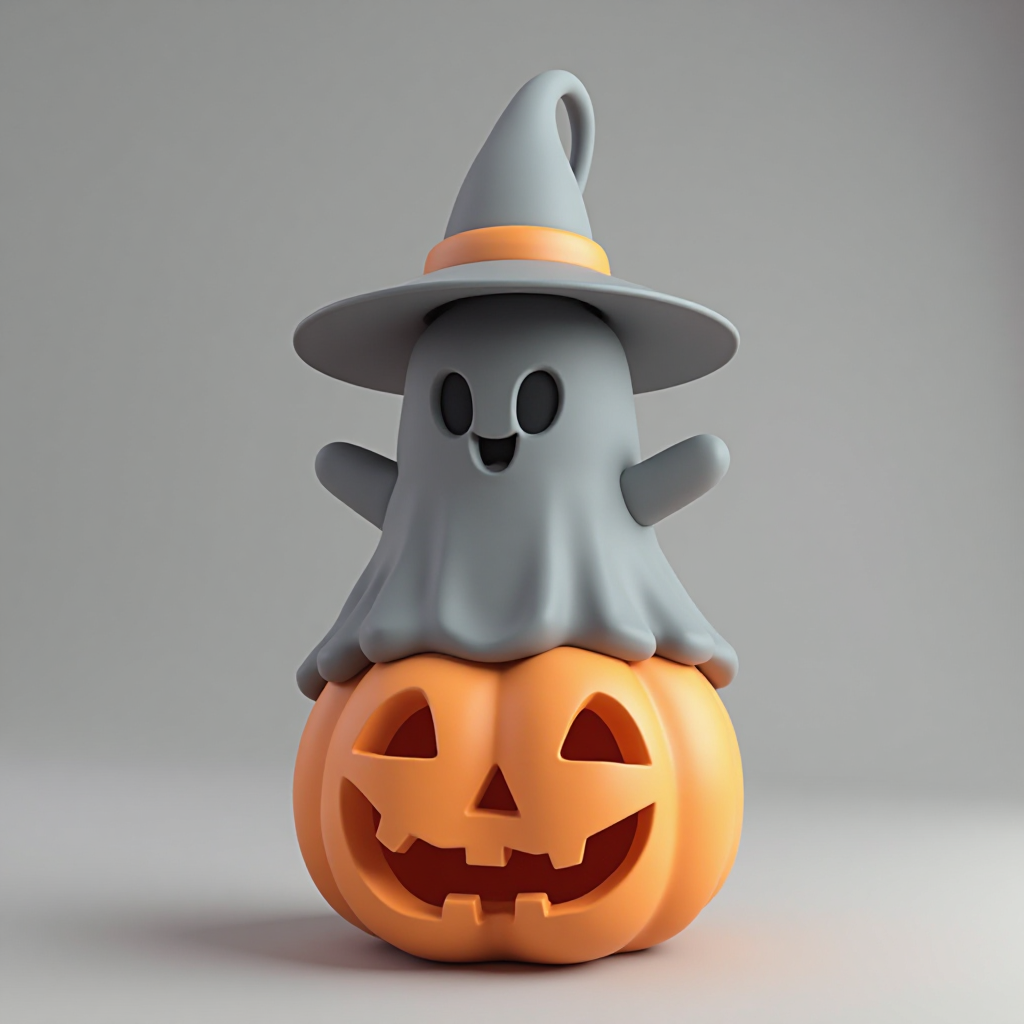 Halloween Ghost Figurine free 3D printable STL