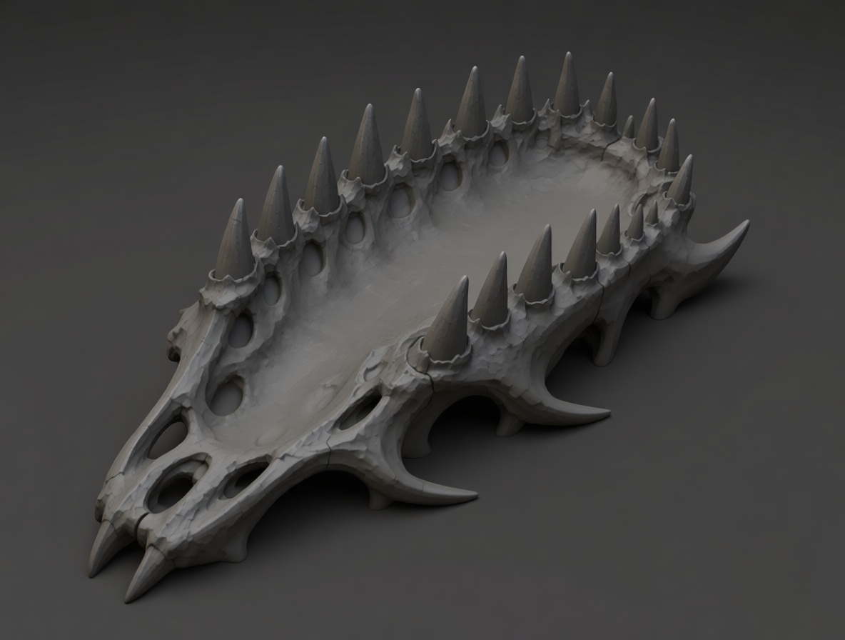 Kentrosaurus Skull Model free 3D printable STL