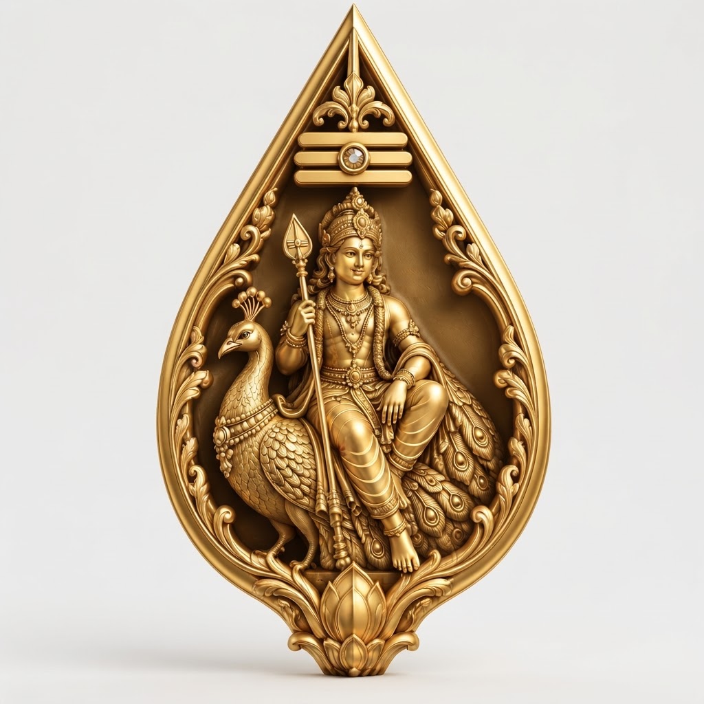 Murugan God Relief free 3D printable STL