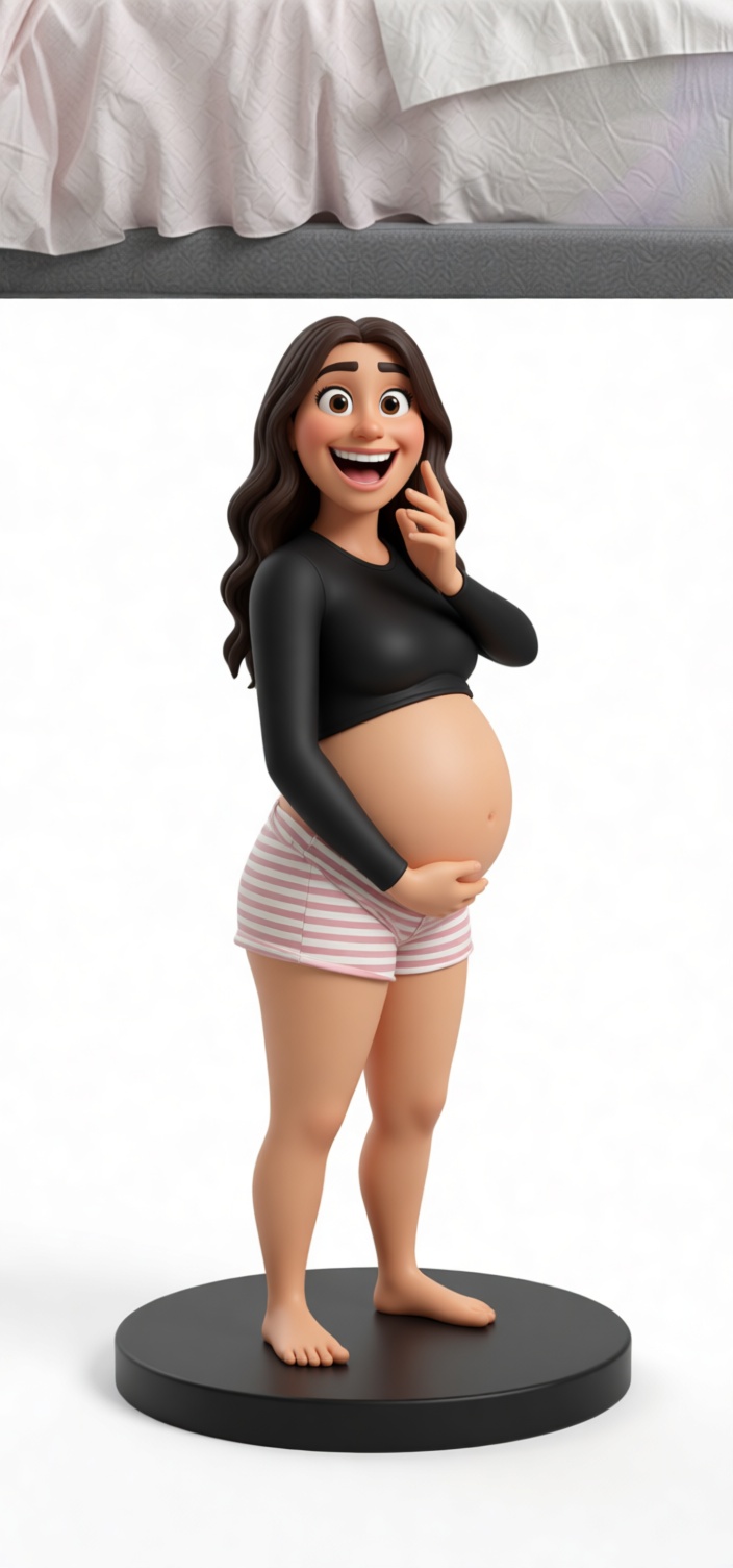 Pregnant Woman Figurine free 3D printable STL