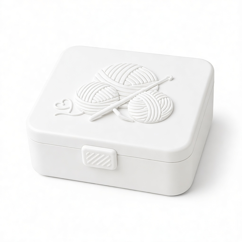 Knitting Box Container free 3D printable STL